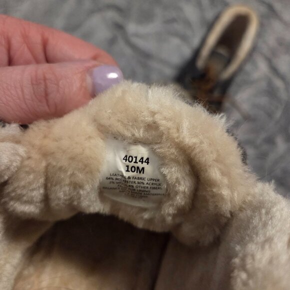 Minnetonka Torrey booties grey rag with wool suede and plush lining excellent us - Picture 3 of 7